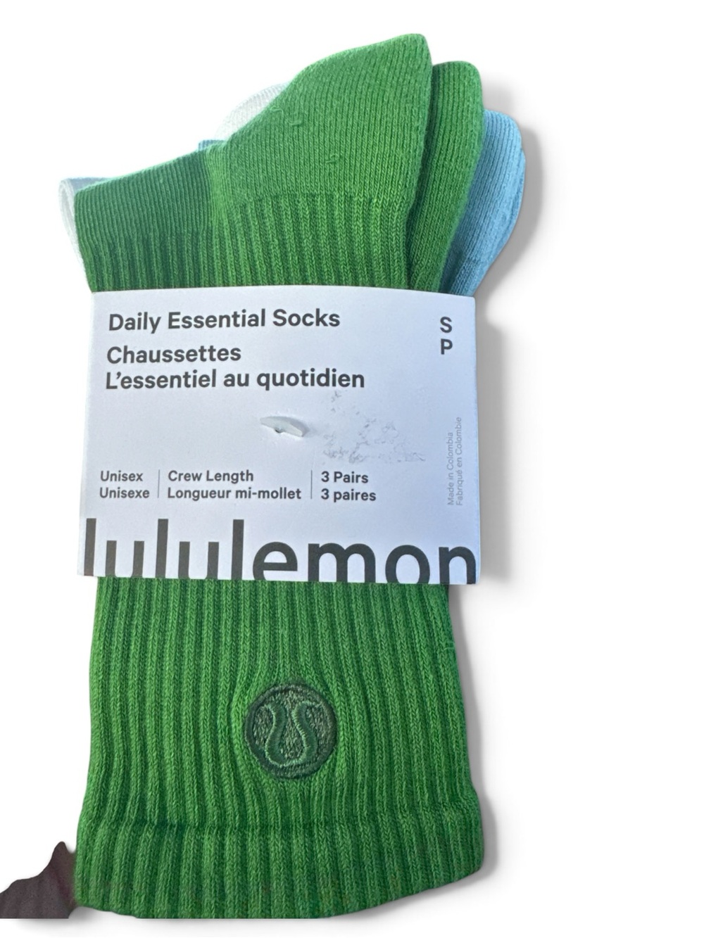 NWT Lululemon 3 pairs WSZ SM